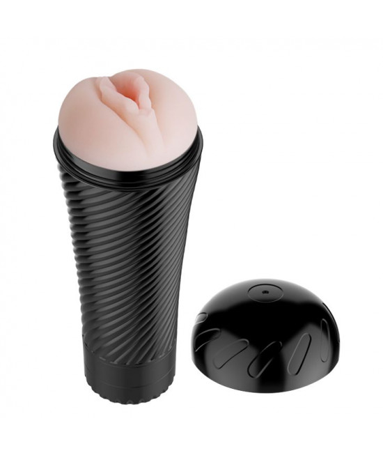 Мастурбатор-вагина с многоуровневой вибрацией Pink Pussy