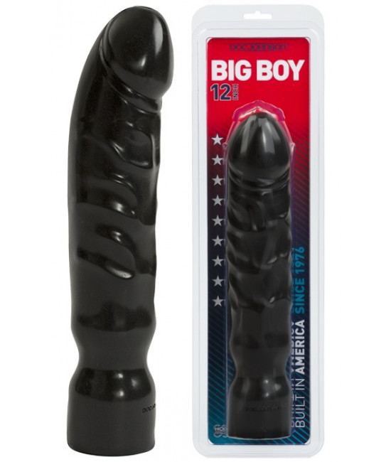 Черный фаллоимитатор-гигант Big Boy - 28,9 см.
