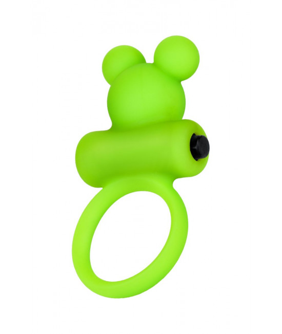 Зеленое виброкольцо на пенис A-Toys