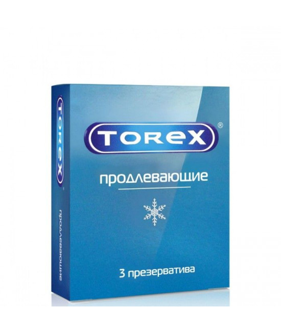 Презервативы Torex  Продлевающие  с пролонгирующим эффектом - 3 шт.