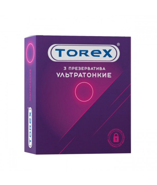 Презервативы Torex  Ультратонкие  - 3 шт.