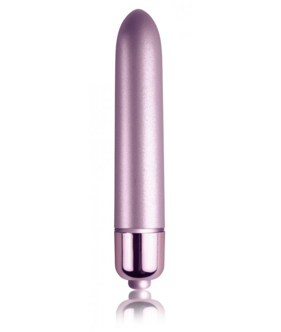 Сиреневый мини-вибратор Touch of Velvet - 10,3 см.