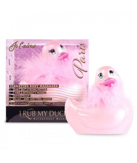 Розовый вибратор-уточка I Rub My Duckie 2.0 Paris