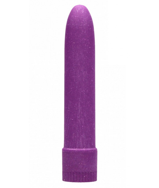 Фиолетовый вибратор 5.5  Vibrator Biodegradable - 14 см.