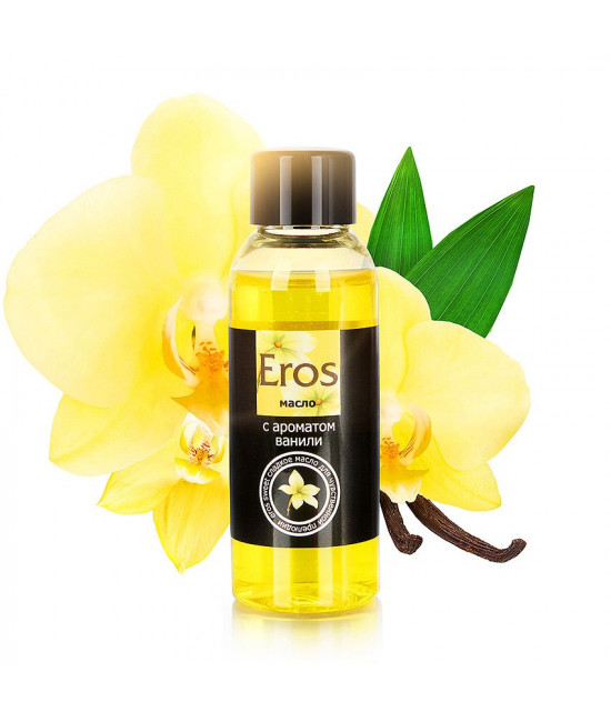 Массажное масло Eros sweet с ароматом ванили - 50 мл.