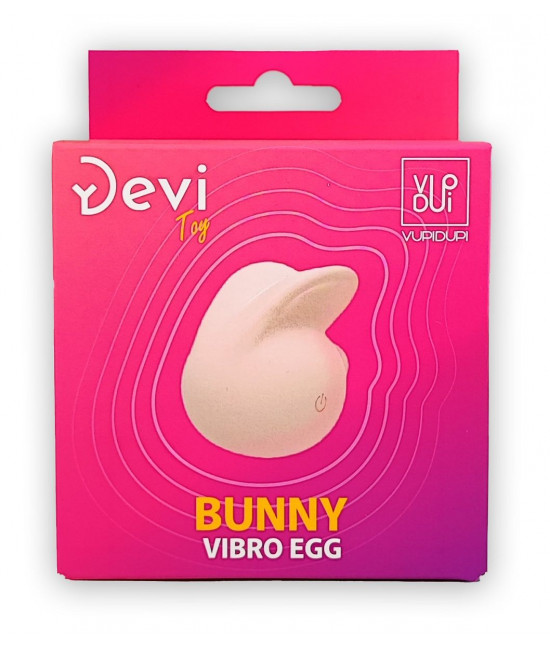 Розовое яичко-зайчик Bunny Vibro Egg