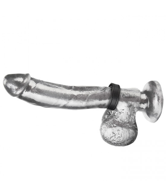 Кольцо на пенис из искусственной кожи на липучке VELCRO COCK RING - 5 см.