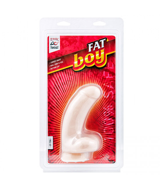 Изогнутый дилдо Fat Boy - 17 см.