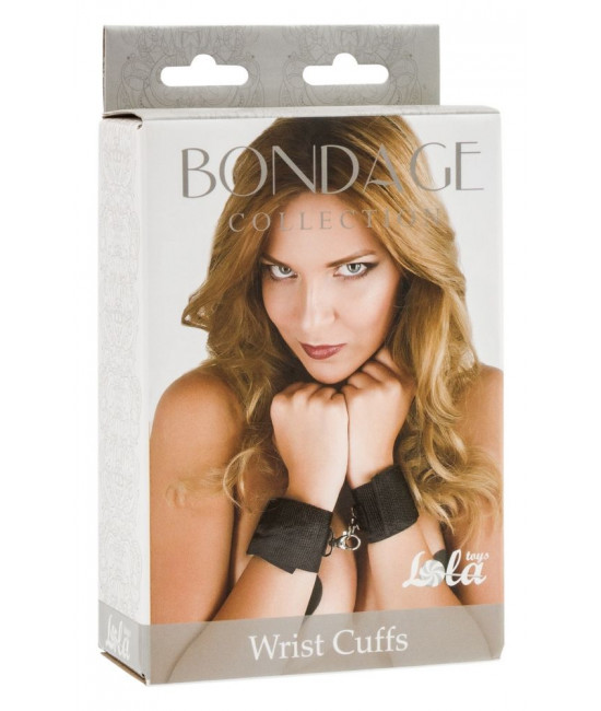 Черные наручники Bondage Collection Wrist Cuffs
