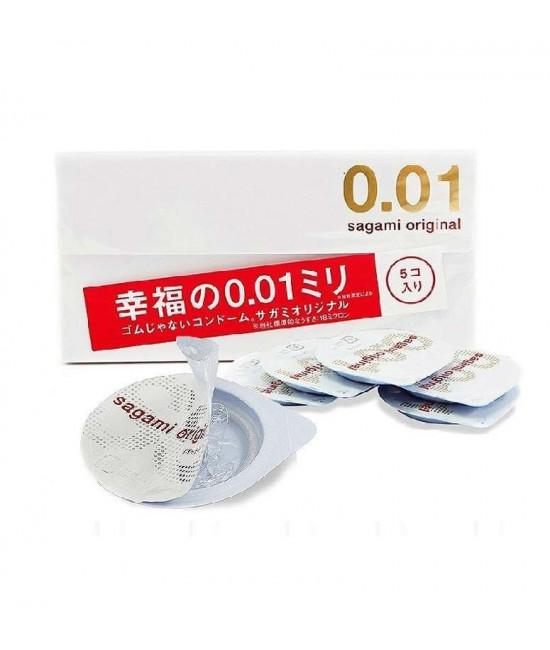 Супер тонкие презервативы Sagami Original 0.01 - 5 шт.