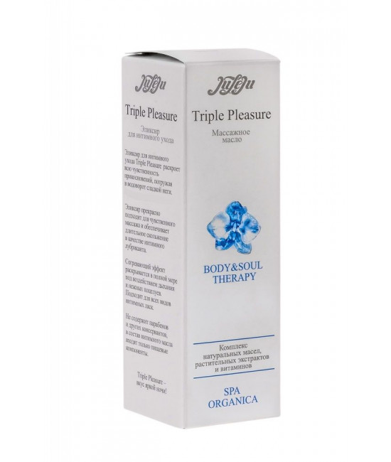 Массажное масло Triple Pleasure Spa Organica - 50 гр.