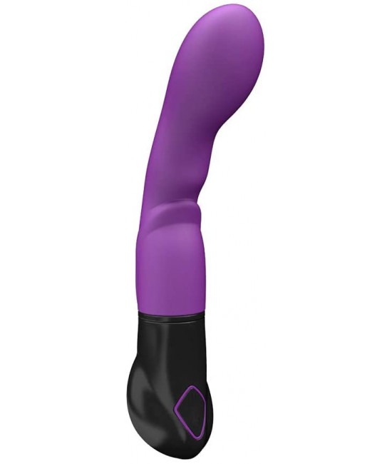 Фиолетовый вибратор для стимуляции G-точки Nyx - 20,1 см.